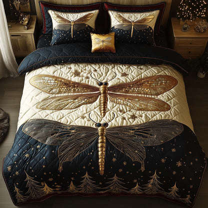 Dragonfly 3-Piece Quilted Bedding Set GFTOMA7801