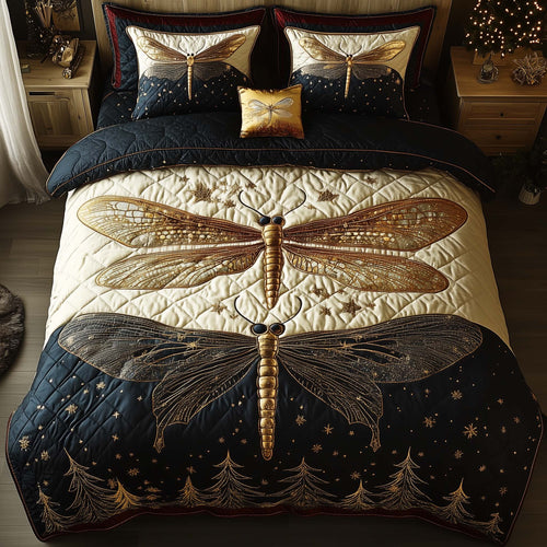 Dragonfly 3-Piece Quilted Bedding Set GFTOMA7801