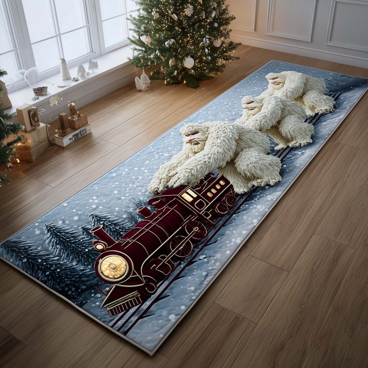 Winter Yeti Runner Rug GFTOMA7811