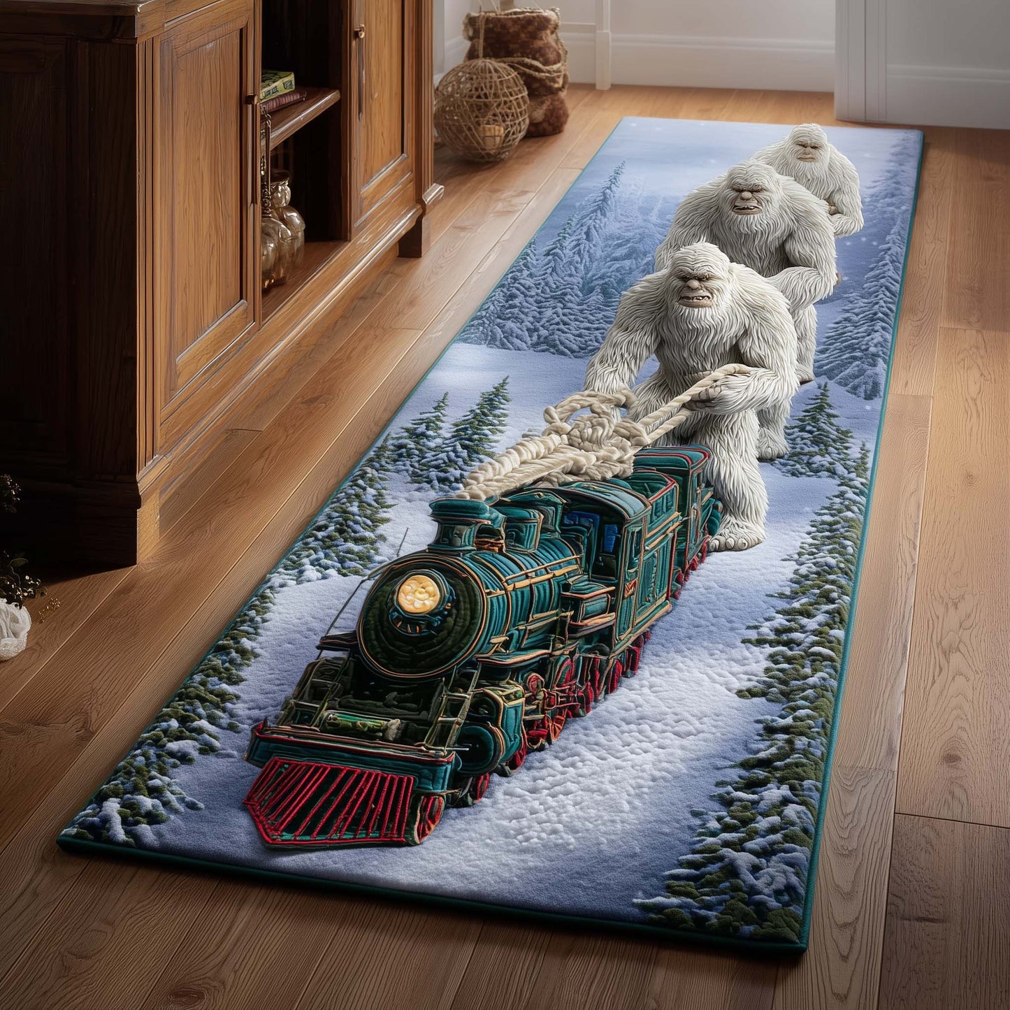 Winter Yeti Runner Rug GFTOMA7816
