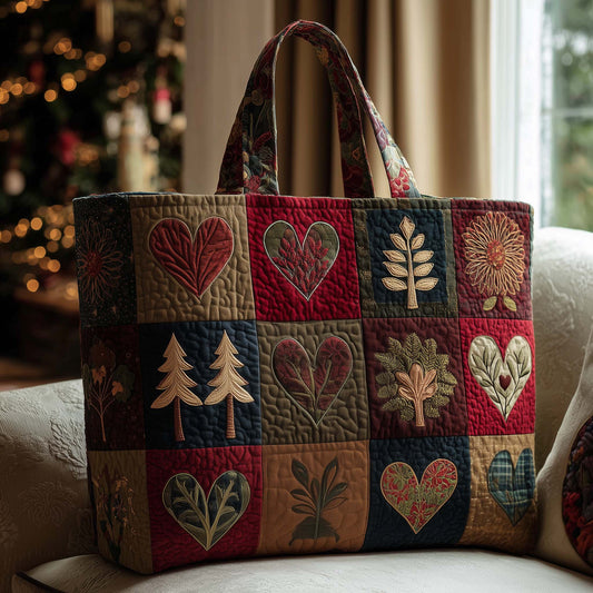 Christmas Vibe Quilted Tote Bag GFTOMA7883