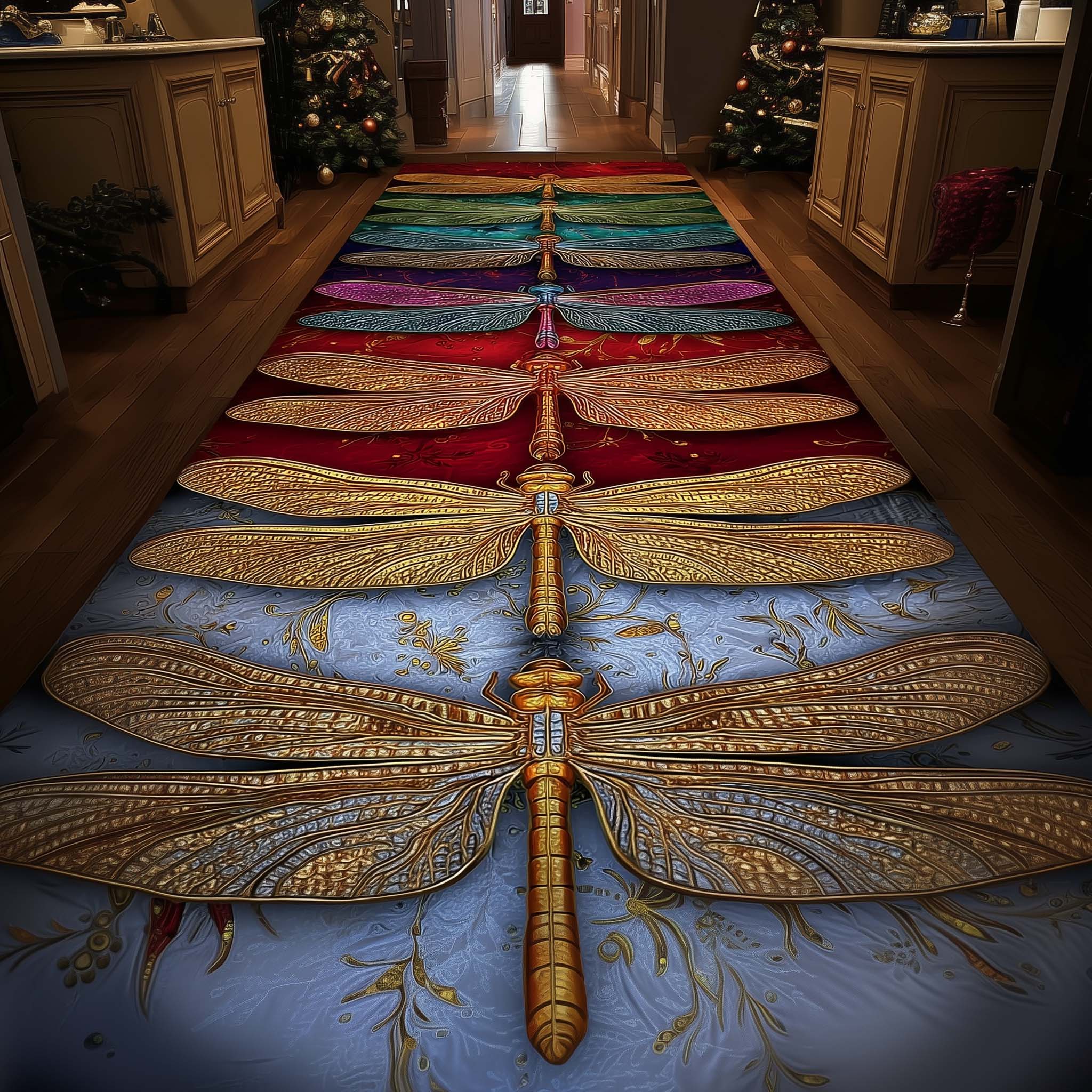 Dragonfly Flight Runner Rug GFTOMA7945 – Willow Quilt