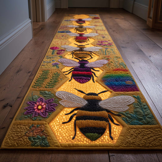 Shiny Bee Runner Rug GFTOMA7953