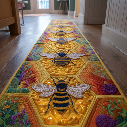Shiny Bee Runner Rug GFTOMA7954