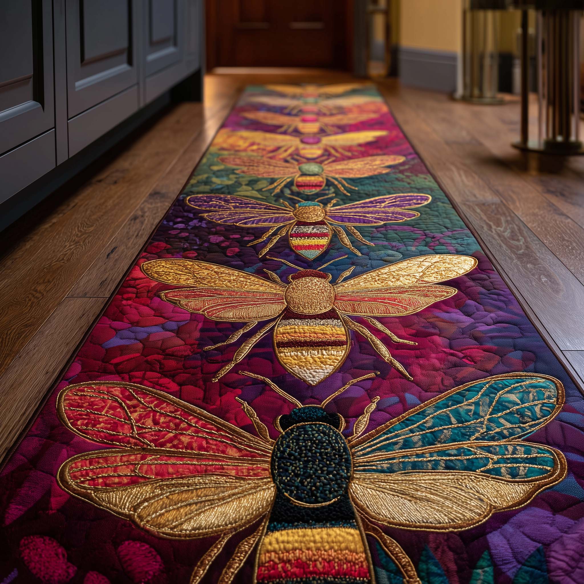 Shiny Bee Runner Rug GFTOMA7957 – Willow Quilt