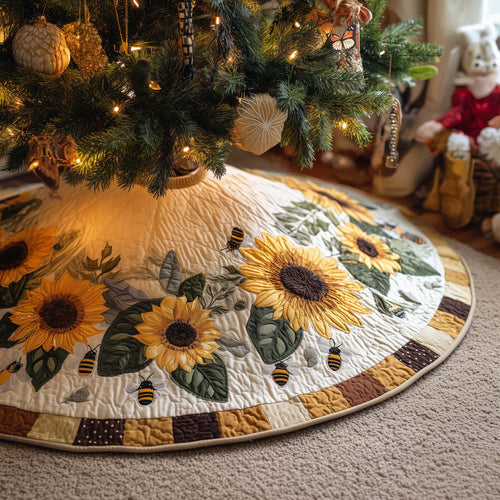 Sunflower Quilted Tree Skirt GFTOMA7989