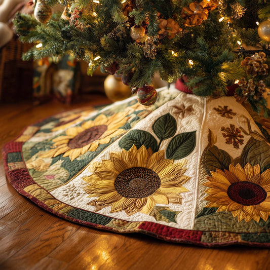 Sunflower Quilted Tree Skirt GFTOMA7990