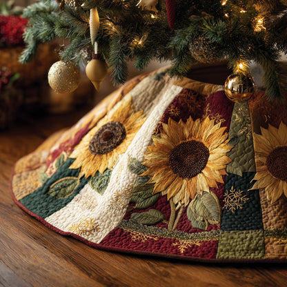 Sunflower Quilted Tree Skirt GFTOMA7992