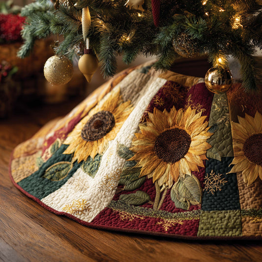 Sunflower Quilted Tree Skirt GFTOMA7992