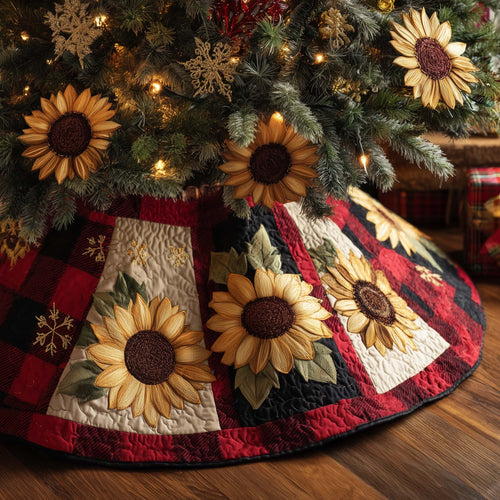 Sunflower Quilted Tree Skirt GFTOMA7993