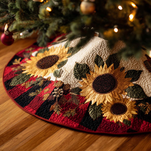 Sunflower Quilted Tree Skirt GFTOMA7994