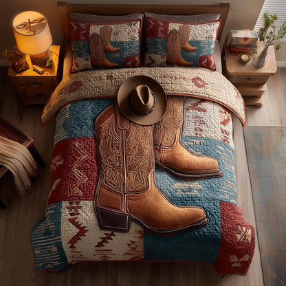 Rodeo Roundup 3-Piece Quilted Bedding Set GFTOMA7995