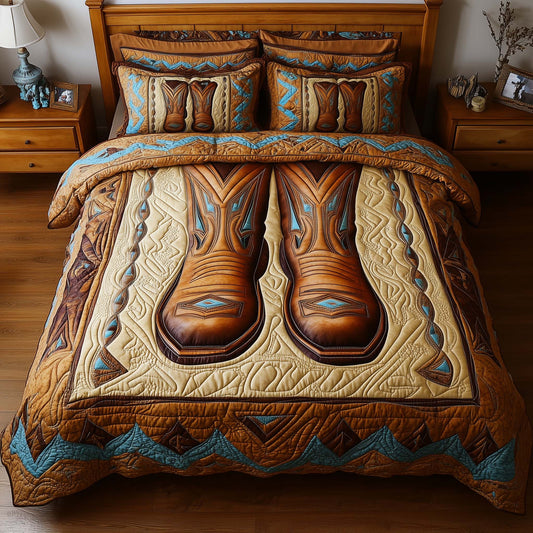 Rodeo Roundup 3-Piece Quilted Bedding Set GFTOMA7996