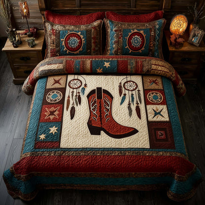 Rodeo Roundup 3-Piece Quilted Bedding Set GFTOMA7997