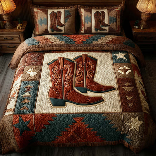 Rodeo Roundup 3-Piece Quilted Bedding Set GFTOMA7999
