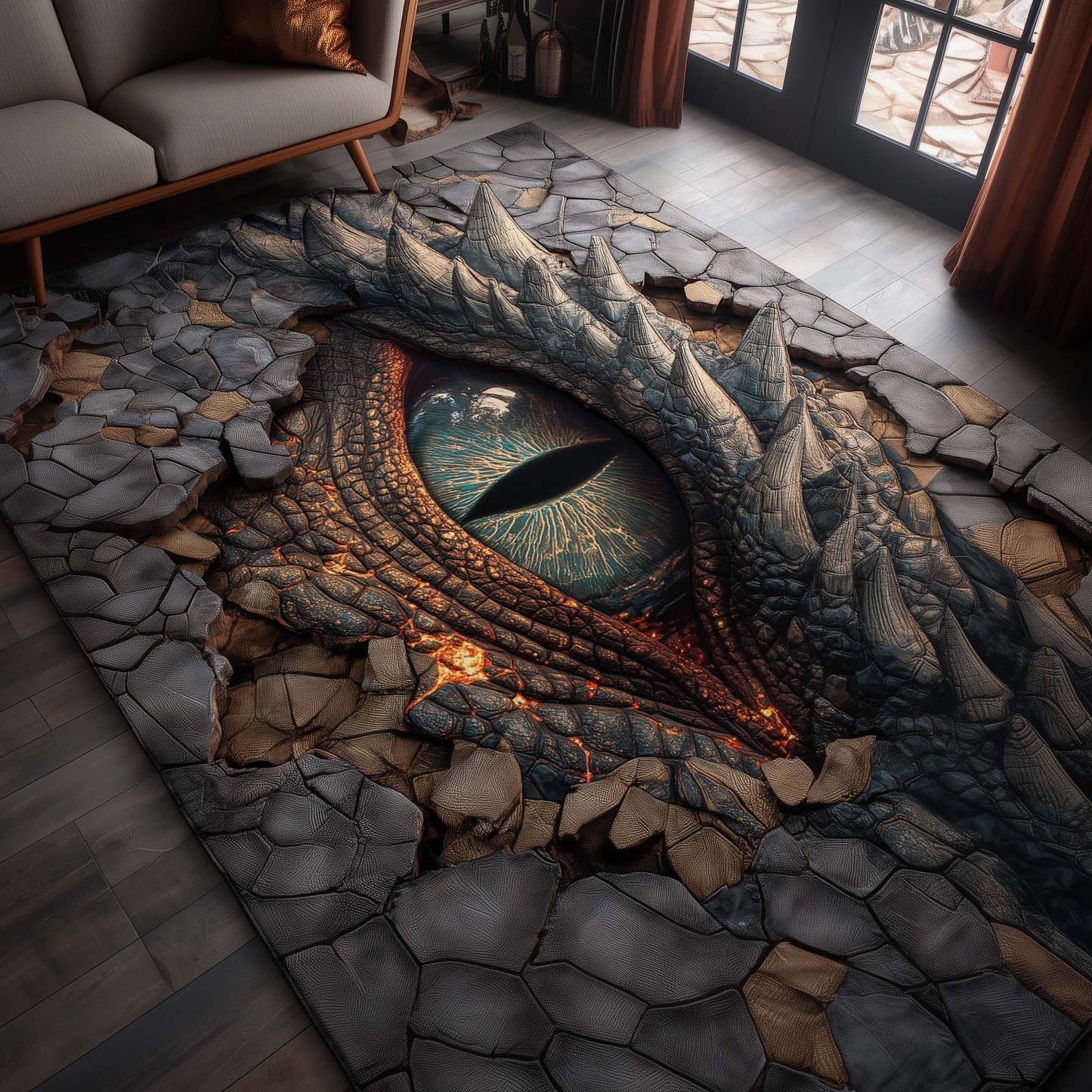 Dragon Area Rug GFTOMA8018