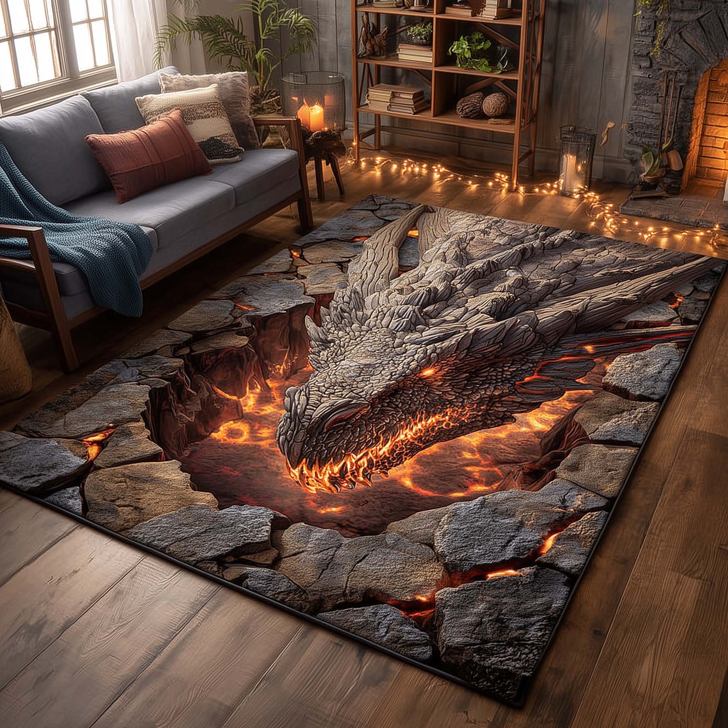Dragon Area Rug GFTOMA8021