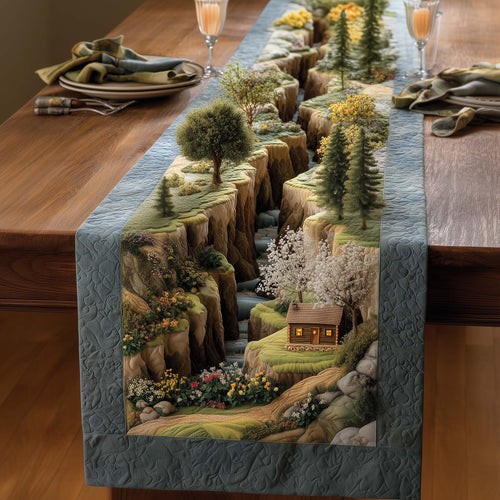 Meadow Cabin Quilted Table Runner GFTOMA8053