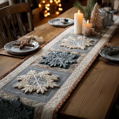 Snowflake Quilted Table Runner GFTOMA8056