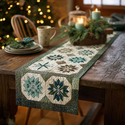 Snowflake Quilted Table Runner GFTOMA8062