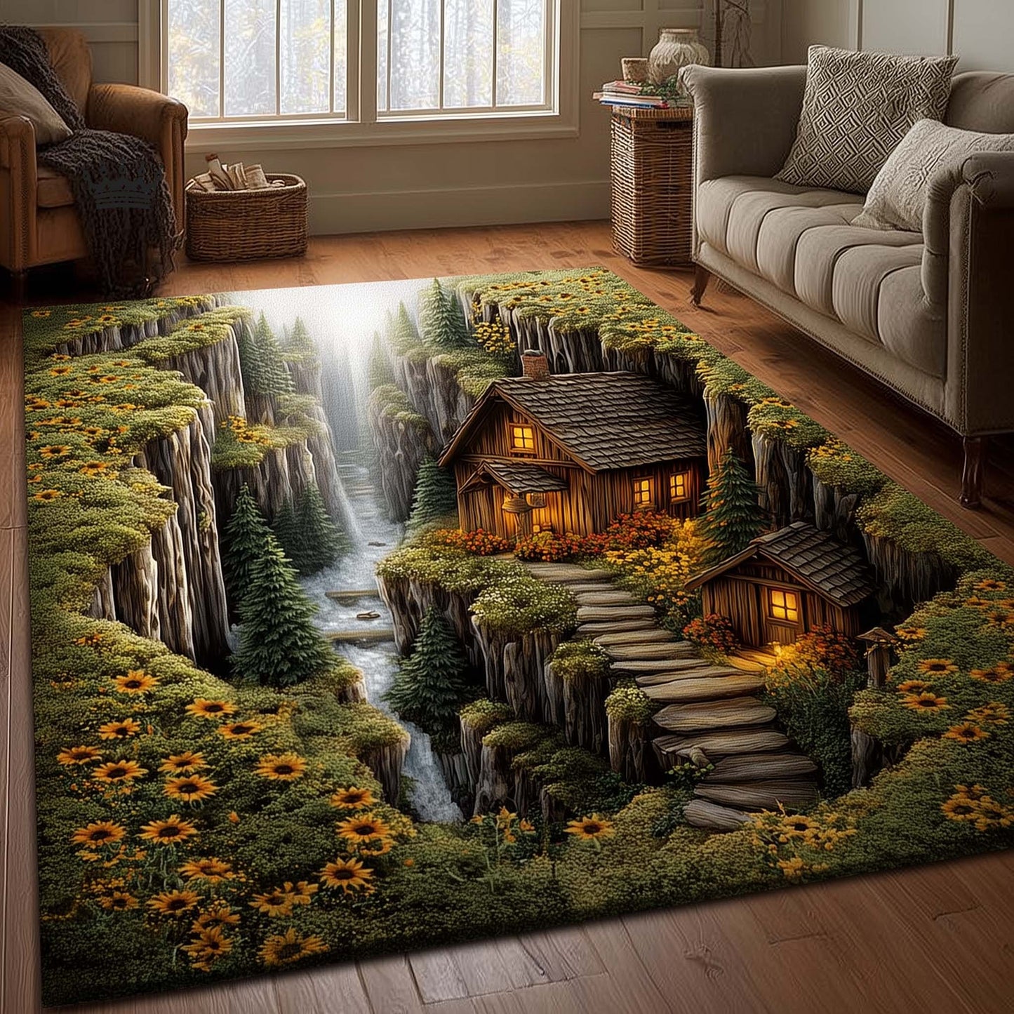 Sunflower Valley Area Rug GFTOMA8112