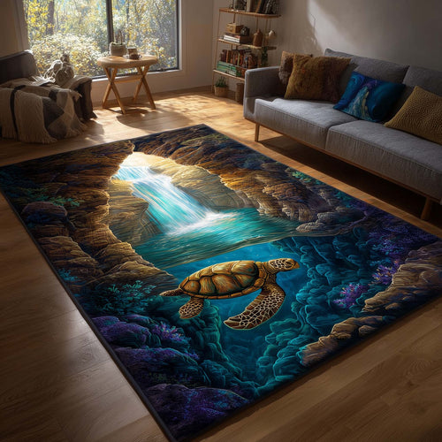 Turtle Oasis Area Rug GFTOMA8118