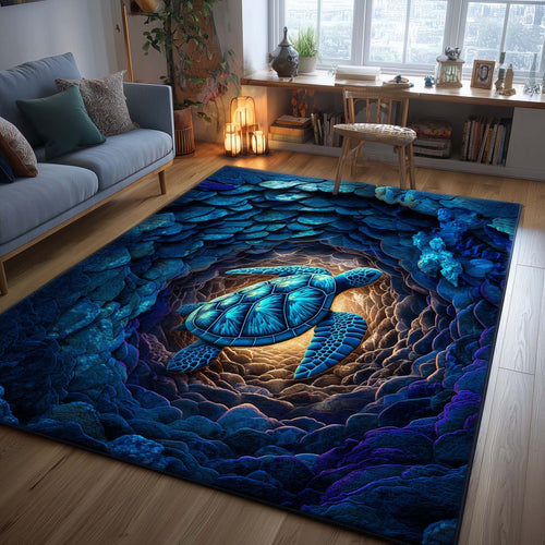 Turtle Oasis Area Rug GFTOMA8120