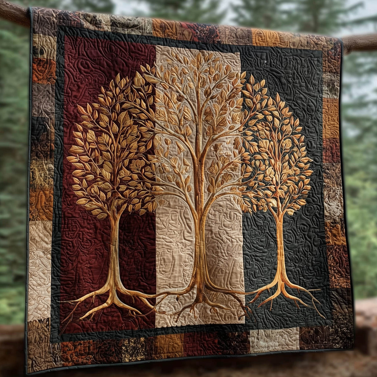Celestial Tree Quilted Blanket GFTOMA8271