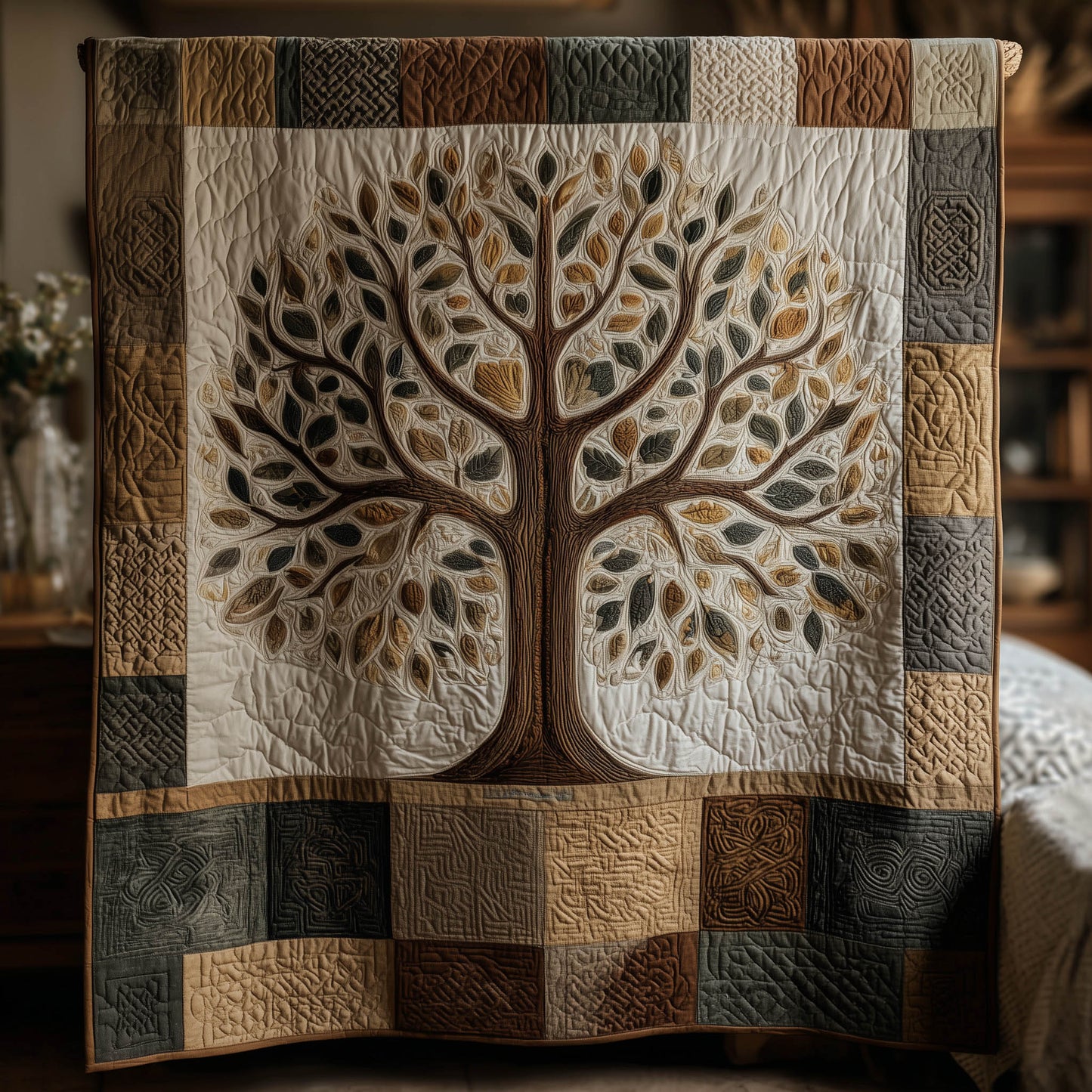 Celestial Tree Quilted Blanket GFTOMA8272