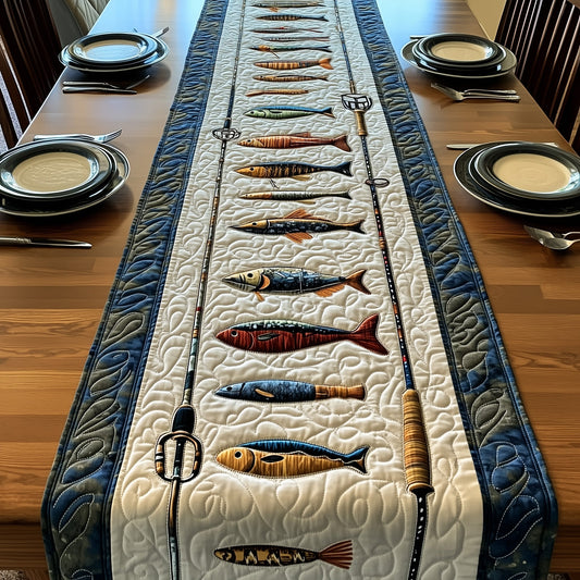 Fishing Delights Quilted Table Runner GFTOMA830