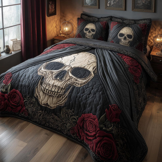 Dark Romance 3-Piece Quilted Bedding Set GFTOMA8333