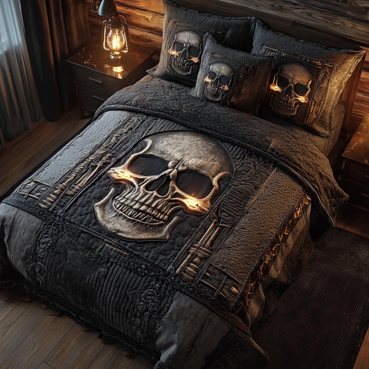 Dark Romance 3-Piece Quilted Bedding Set GFTOMA8337