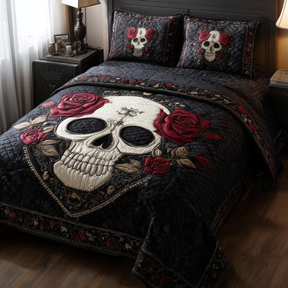 Dark Romance 3-Piece Quilted Bedding Set GFTOMA8338