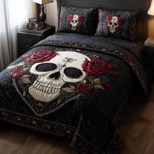 Dark Romance 3-Piece Quilted Bedding Set GFTOMA8338