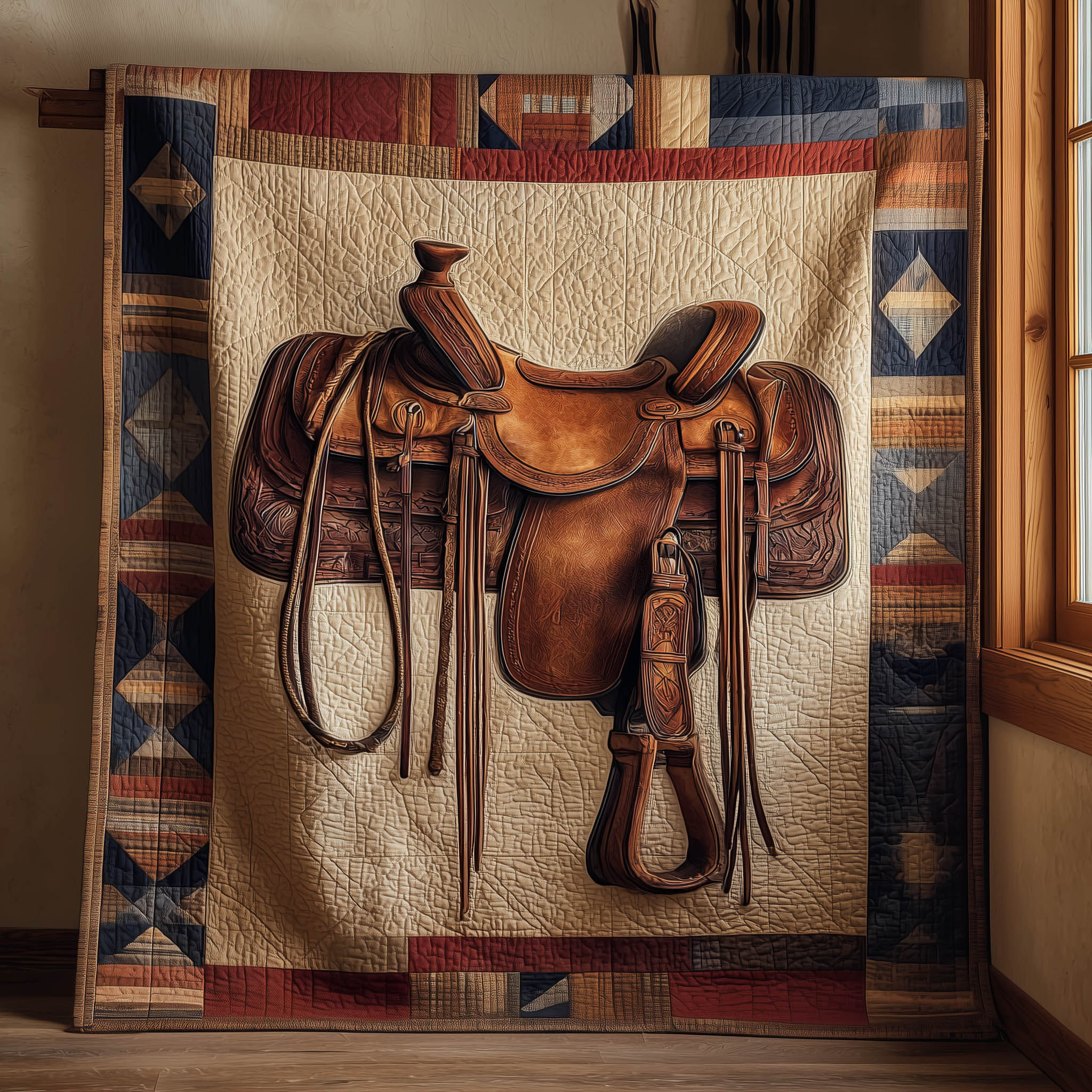 Rustic Rider Quilted Blanket GFTOMA8443 – Willow Quilt