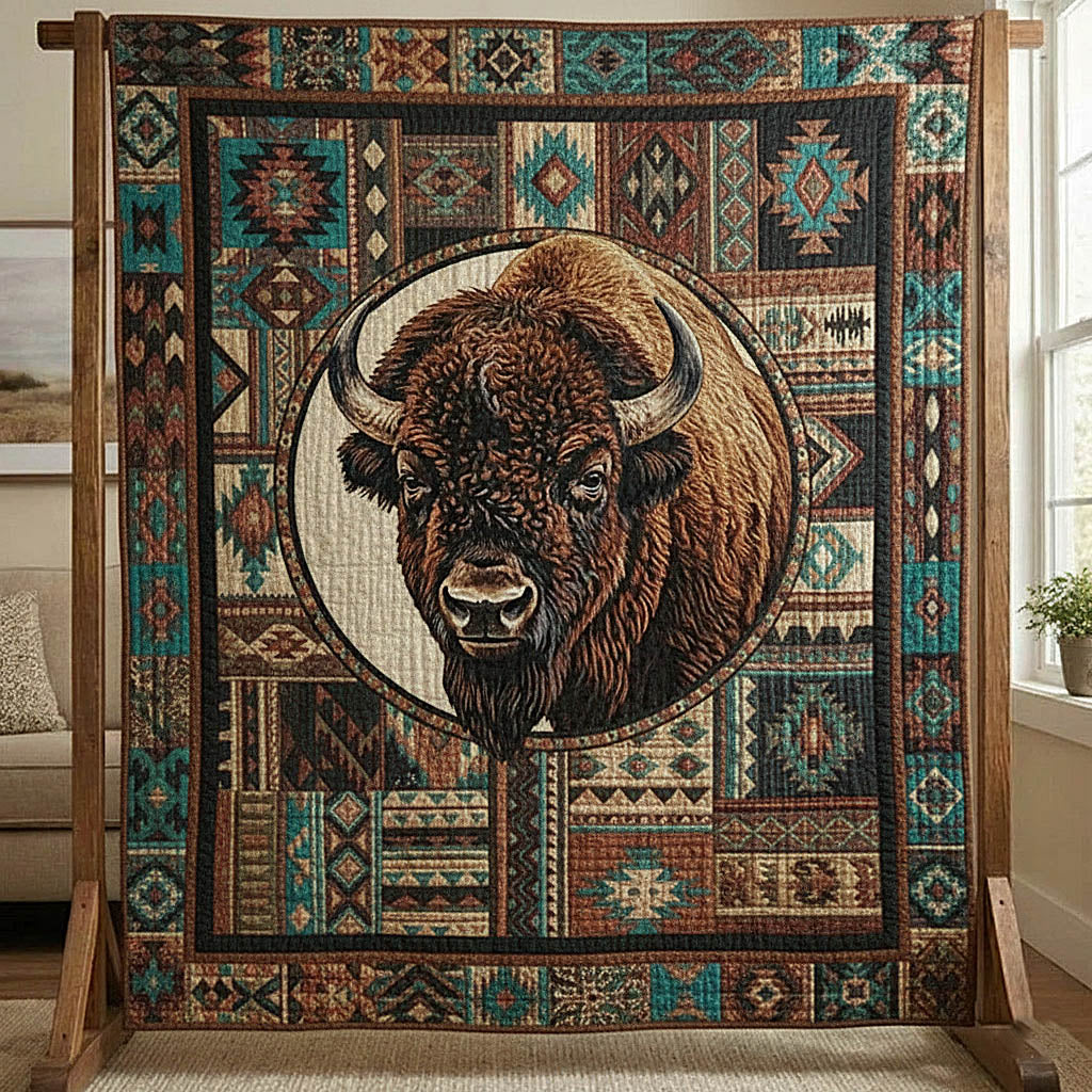 Bison Legacy Quilted Blanket GFTOMA8449
