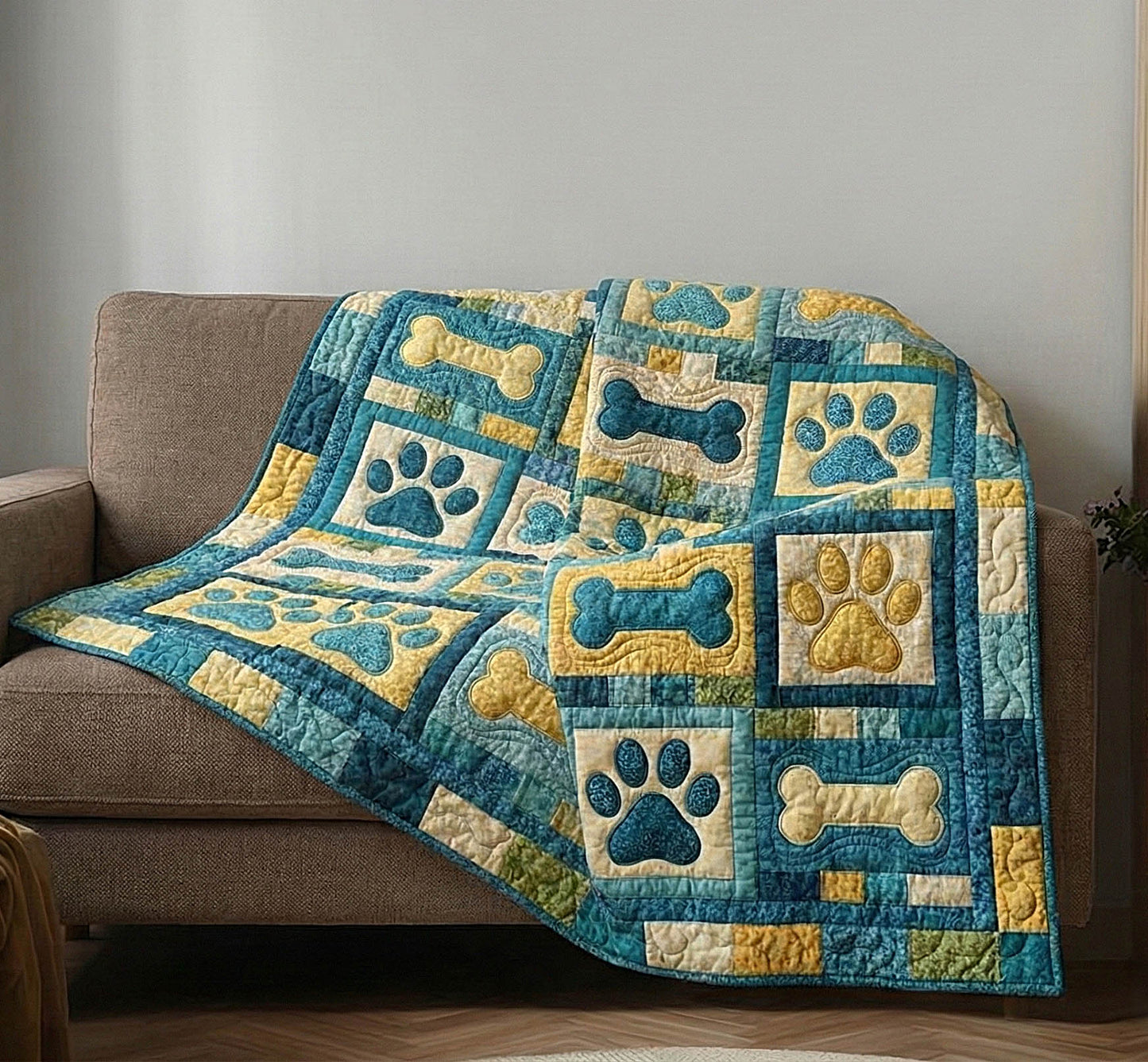 Paw Path Quilted Blanket GFTOMA8453
