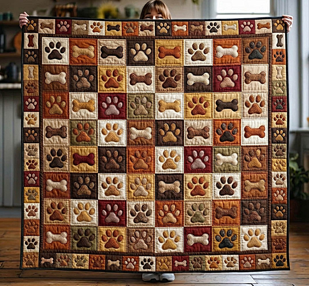 Paw Path Quilted Blanket GFTOMA8454