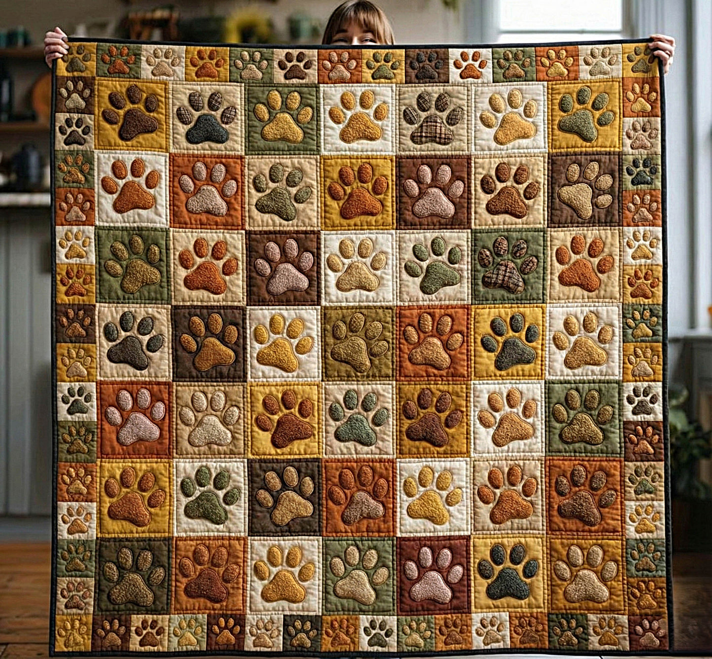Paw Path Quilted Blanket GFTOMA8455