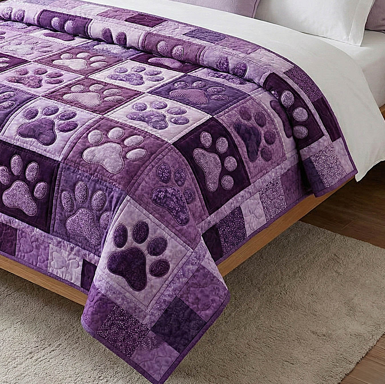 Paw Path Quilted Blanket GFTOMA8456