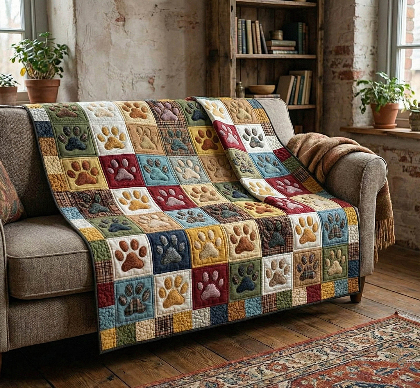 Paw Path Quilted Blanket GFTOMA8457