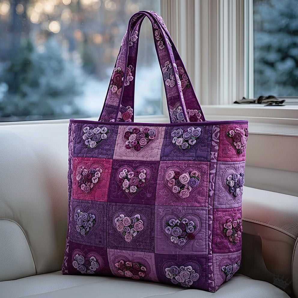 Roseheart Quilted Tote Bag GFTOMA8501