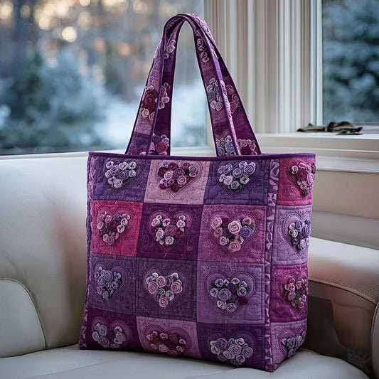 Roseheart Quilted Tote Bag GFTOMA8501