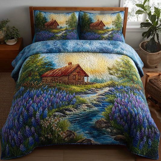 Meadow Cabin 3-Piece Quilted Bedding Set GFTOMA8513