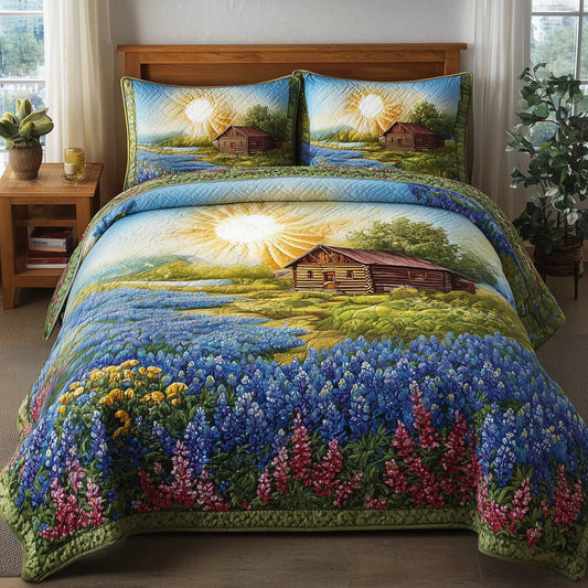 Meadow Cabin 3-Piece Quilted Bedding Set GFTOMA8514