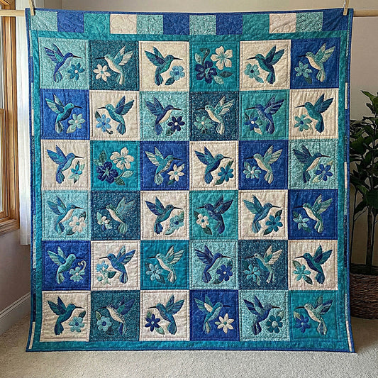 Hummingbird Blossom Quilted Blanket GFTOMA8527
