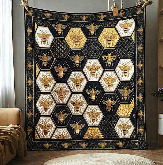 Bee Quilted Blanket GFTOMA8572