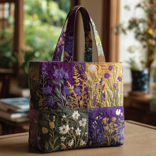 Garden Medley Quilted Tote Bag GFTOMA8606