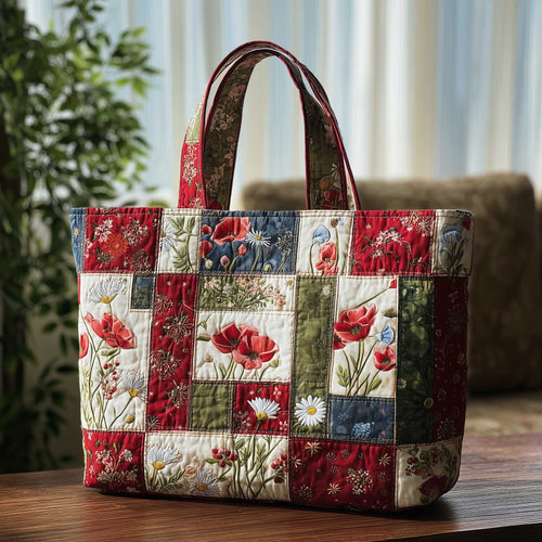 Garden Medley Quilted Tote Bag GFTOMA8608