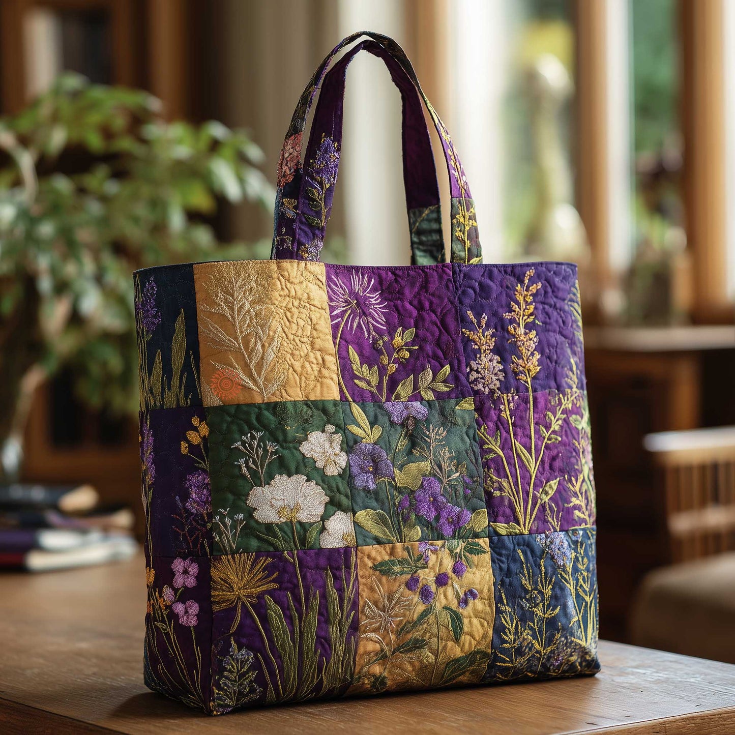 Meadow Garden Quilted Tote Bag GFTOMA8611